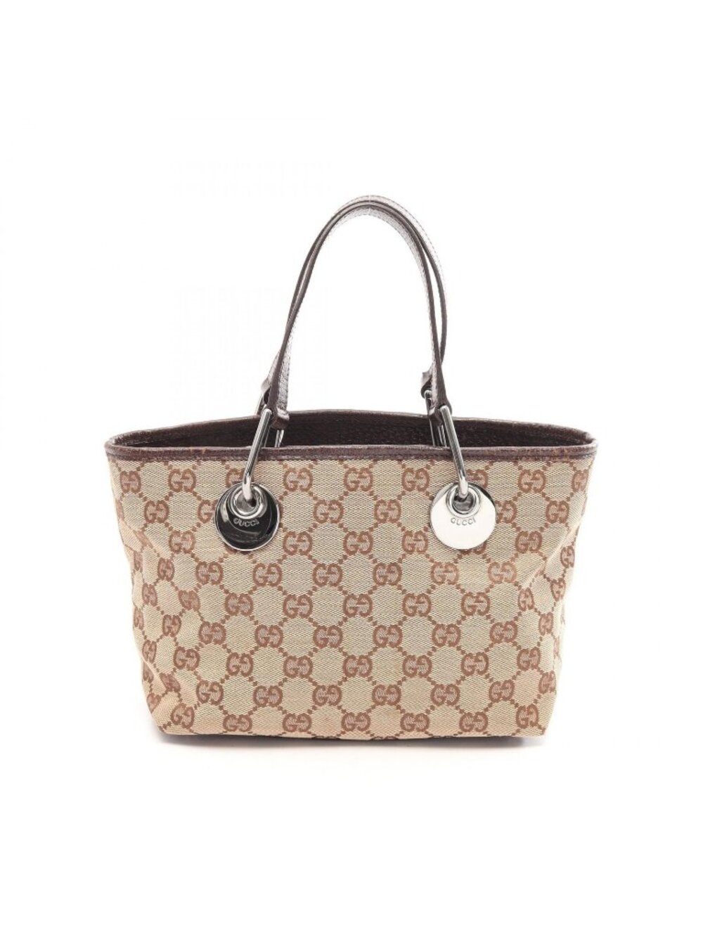 Gucci Tote GG Canvas Beige Handbag